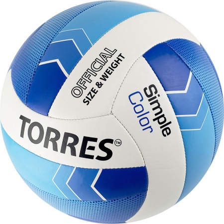 Купить Мяч волейбольный Torres Simple Color любительский р.5 в Лебедяни 